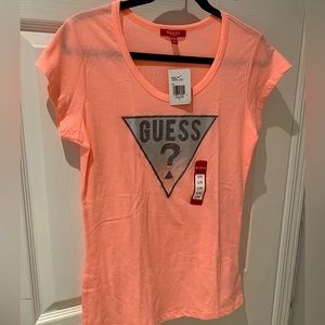 GUESS Rhinestone Logo Tee